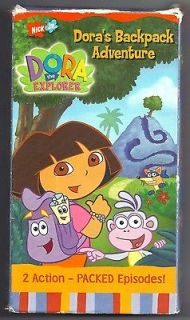 Dora the Explorer   Doras Backpack Adventure (VHS, 2002)
