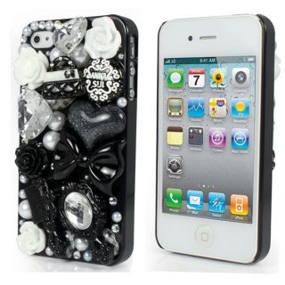 Luxury Bling Anna Sui Crystal Hard Case Cover For Apple iPhone 4G 4S