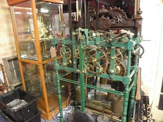 Antique Australian Turret clock Gaunt Melbourne Rare 3 train fully