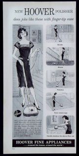 1959 Hoover Fine Appliances Polisher Magazine Ad
