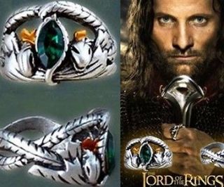 Lord of Rings Aragons Ring Barahir Leopard LOTR Ring Wedding Size US