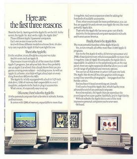 RARE Vintage Apple Computer Apple IIgs IIe IIc Macintosh Brochure 1987