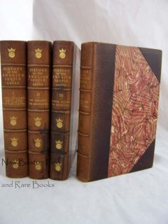 John Richard Green HISTORY OF THE ENGLISH PEOPLE 1890 4 Vol Set