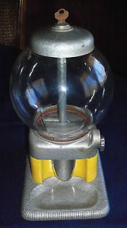Vintage Chorophyll / Breath Pellets 5c Vending Machine Glass Globe