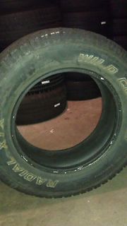 TWO Used Wild Country Radial XTX 245 65 17 107S 7\32 %60 Tread