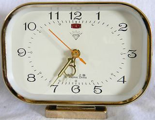 vintage wind up mantel clock