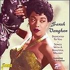 to You Songs with a Beautiful Melody by Sarah Vaughan (CD JASMINE