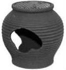 UP MF Ceramic Round Plant Pottery With Stainless Steel Net