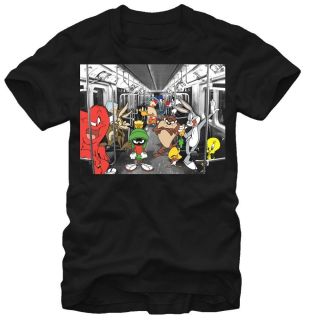 Looney Tunes Bugs Tweety Speedy Subway Crew Hip Hop Urban Funny T