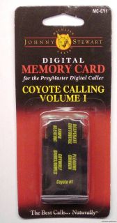 Coyote Calls Vol 1 Preymaster Memory card Cottontail Johnny Stewart