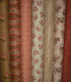 Big Block QUILT KIT Fabrics   Pink/Browns Reproductions   Windham