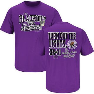 Baltimore Ravens Super Bowl Champs 2012, Fans T Shirt, Blackout on