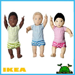Ikea Childrenss Developement Doll Soft Toy New