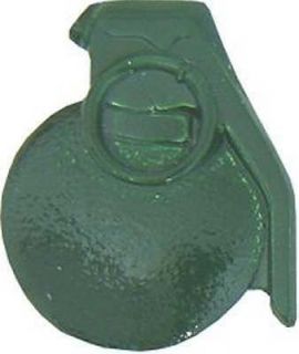 Grenade Pin Baseball Grenade Weapon Green Hat or Lapel Pin 4820GN