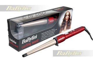 BABYLISS CERAMIC CURLING WAND RED 13 25 MM 2285U   NEW