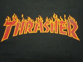 Vintage 90s Thrasher Skateboard Skate T Shirt Dogtown Zorlac