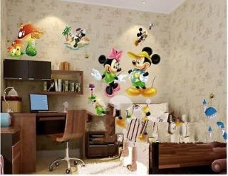 Mouse with Hat Dancing&Palyin g Wall Sticker Fantasy room Art Decor