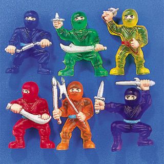 48 Ninja Warriors Martial Arts Fighter Cupcake Cake Topper Boys Toys