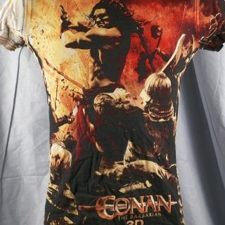 Conan The Barbarian 3D Movie T Shirt Large Jason Momoa August 2011