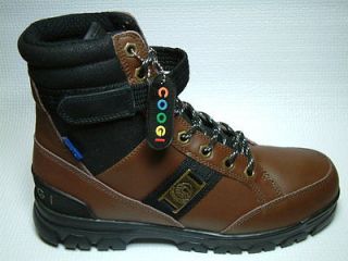 Coogi Mens Prophecy Rugged Boots Brown   NEW