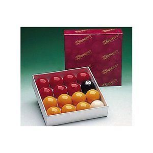 BCE Supapool V8 Red & Yellow Pool Table Balls