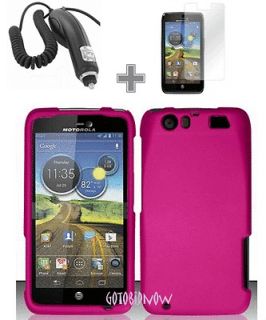 for MOTOROLA ATRIX HD MB886 PINK PROTECTOR PHONE COVER HARD CASE