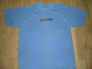 Vintage PROVINCETOWN Rainbow Embroidered T SHIRT Size Large Nice