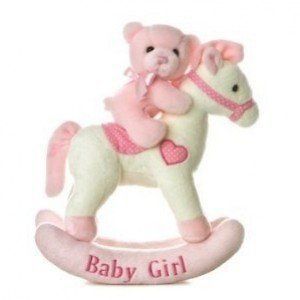 Rocking Horse Ty Tylux Pluffies Pony Baby SOft Toy Stuffed Animal 2005