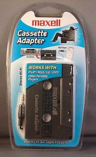 CD 330 190038 CD//MD CD to Cassette Car Auto Automobile Adapter New