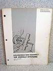 CAT Caterpillar Disassembly Assembly 14G Vehicle Systems Manual Motor