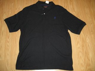 Payne Stewart Polo, Golf, Sports, Black,Shirt, Med., New