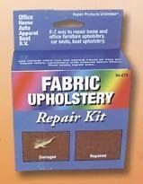 FABRIC & UPHOLSTERY REPAIR KIT Fix Cigarette Burns Car Seats Carpet