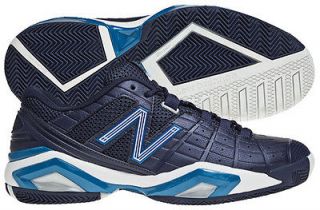 New Balance MC1187PT 2E Mens Tennis Shoe   Peacoat/Light Blue/White