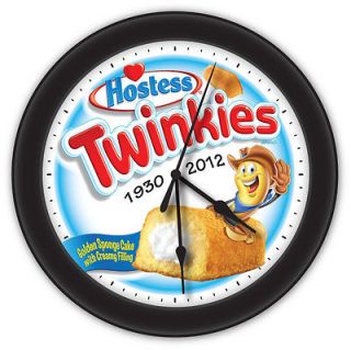 Hostess Twinkies Wall Clock   Bakery Snack Cake   GREAT RARE GIFT