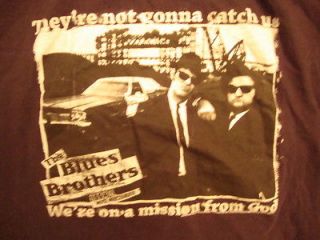 The Blues Brothers Official Movie Merchandise Graphic Print T Shirt L