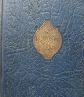 1926 University Of Wisconsin Yearbook The Badger