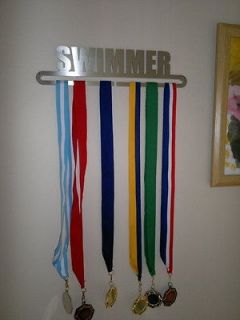 Swimming SWIMMER B, awards medal display hanger Athlete run dance