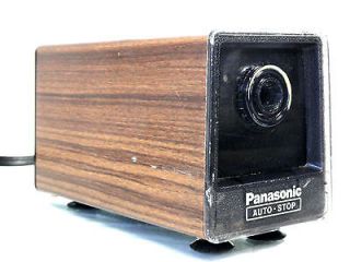 Panasonic Auto Stop Electric Wood Grain Pencil Sharpener Shaver KP 77