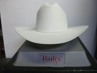 Bailey 7 Cattleman 50X Cream Western Cowboy Hat 56cm