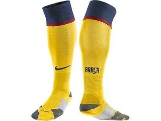 GBARC27 FC Barcelona away socks   brand new Nike 12 13 soccer sock