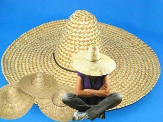 HUGE 55 CMS MEXICAN SOMBRERO MEXICAN COSTUME FISHING HAT SUN