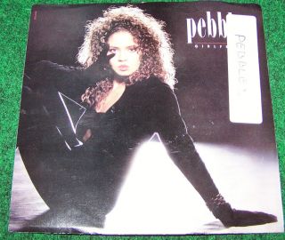 1987 PEBBLES GIRLFRIEND 45 & PICTURE SLEEVE VG++