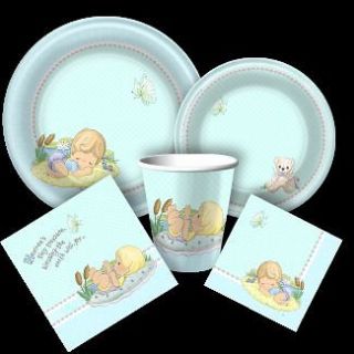 PRECIOUS MOMENTS PARTY SUPPLIES for BOYS BABY SHOWER or 1st First