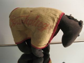 Vintage SPARK PLUG HORSE Doll Stuffed Toy Barney Google with Blanket