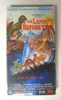 The Land Before Time (1989 MCA Home Video VHS Color Animation