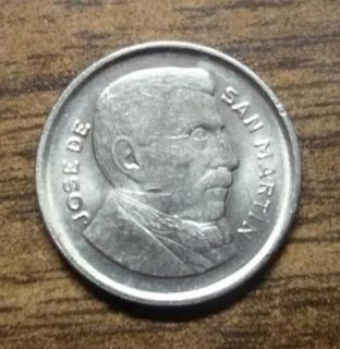 1956 Cinco Centavos $.05 Argentina Republica San Martin World Coin