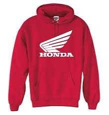Red Honda Racing Hoodie Sweatshirt