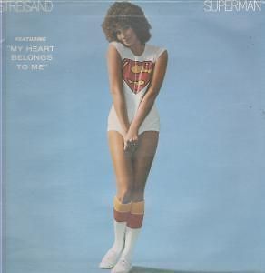 BARBRA STREISAND superman LP 10 track in gatefold sleeve (dnw1979