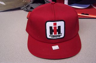 Red All Twill International Harvester IH Hat or Cap