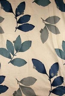 Company Store Hyde Park Flannel Comforter Cover Smoke Blue Full NWD